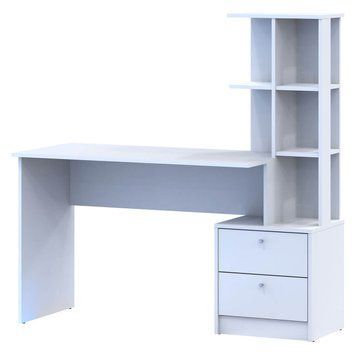 Стіл письмовий Т7 Doros (Дорос) 136х55х138 см білий 81373482 фото меблі
