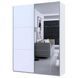 Шкаф-купе G-Кайзер Doros (Дорос) 1 ДСП / 1 Зеркало 180х60х240 белый 42005028 фото мебель