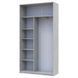 На фото наповнення шафи-купе Сіті Лайт Doros (Дорос) 2 ДСП 120х45х225 см сосна натті