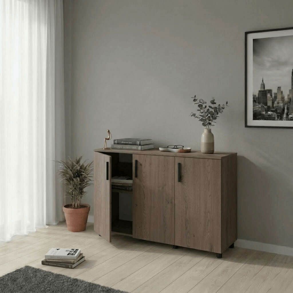Тумба Торн Doros (Дорос) 3 ДСП 135х51,6х80 см кремона канноло 41510165 фото мебель