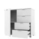 Комод Рон 1 Doros (Дорос) 1 дверка 4 шухляди 80х38х81 см 41516005 фото 2