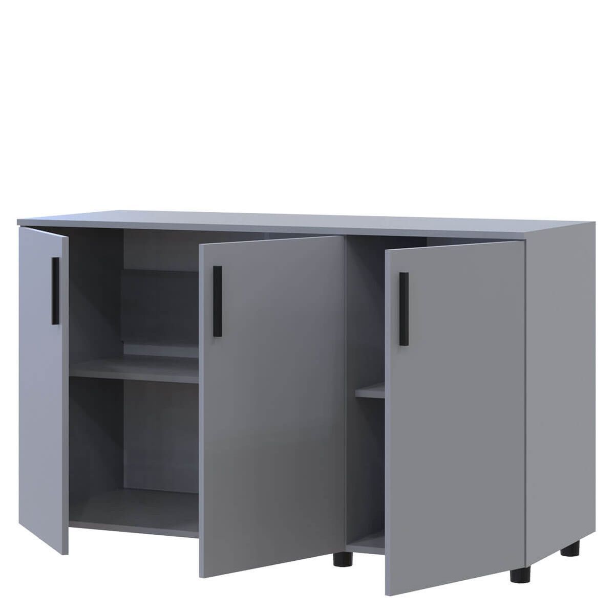 Тумба Торн Doros (Дорос) 3 ДСП 135х51,6х80 см сірий 41510171 фото меблі