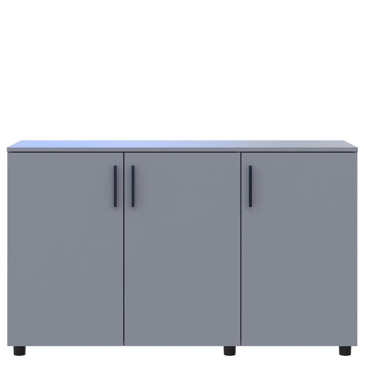 Тумба Торн Doros (Дорос) 3 ДСП 135х51,6х80 см сірий 41510171 фото меблі