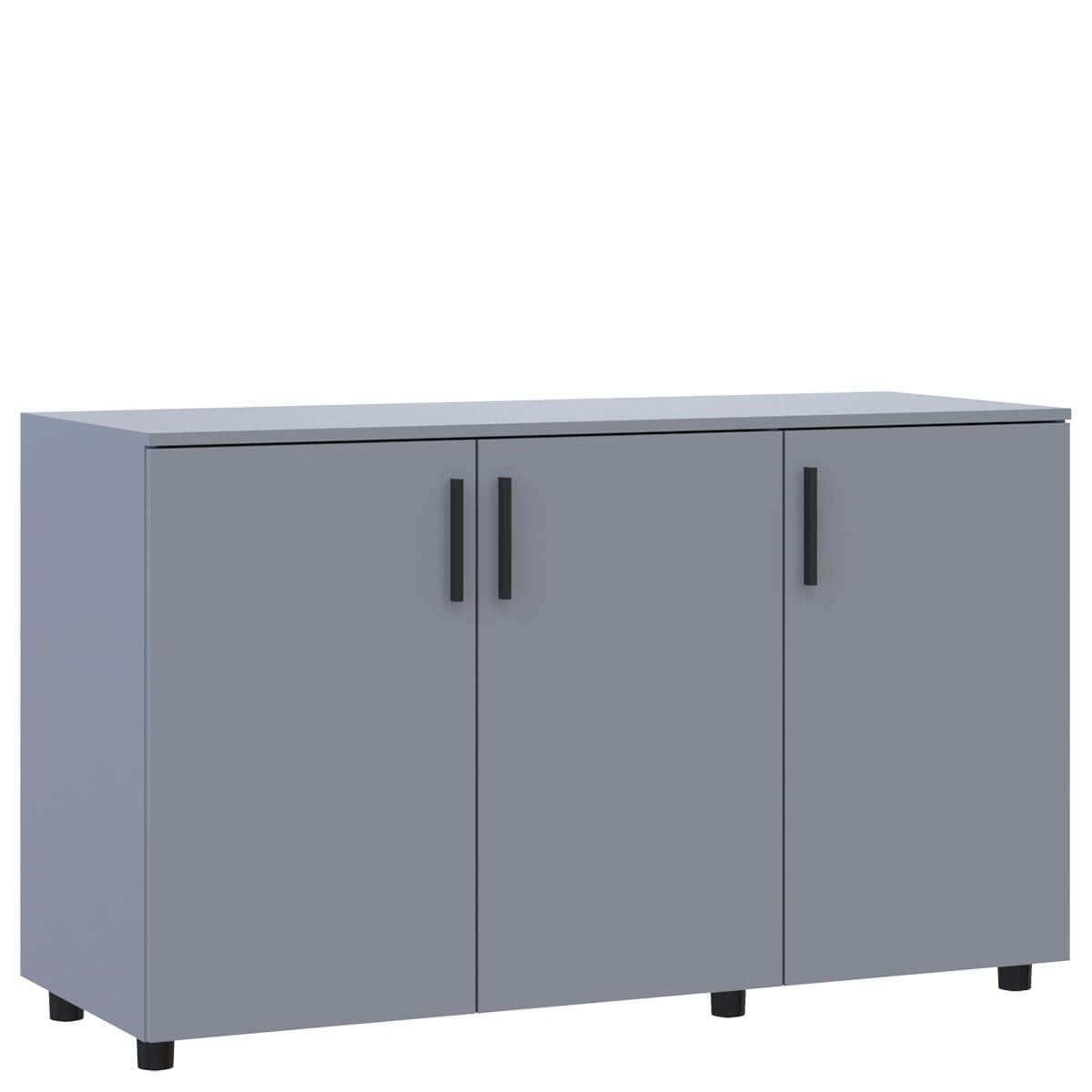Тумба Торн Doros (Дорос) 3 ДСП 135х51,6х80 см сірий 41510171 фото меблі