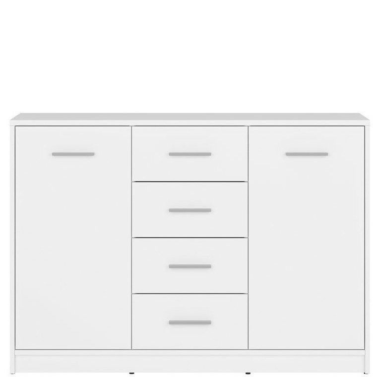 Комод KOM2D4S NEPO PLUS BRW білий S435-KOM2D4S-BI фото меблі
