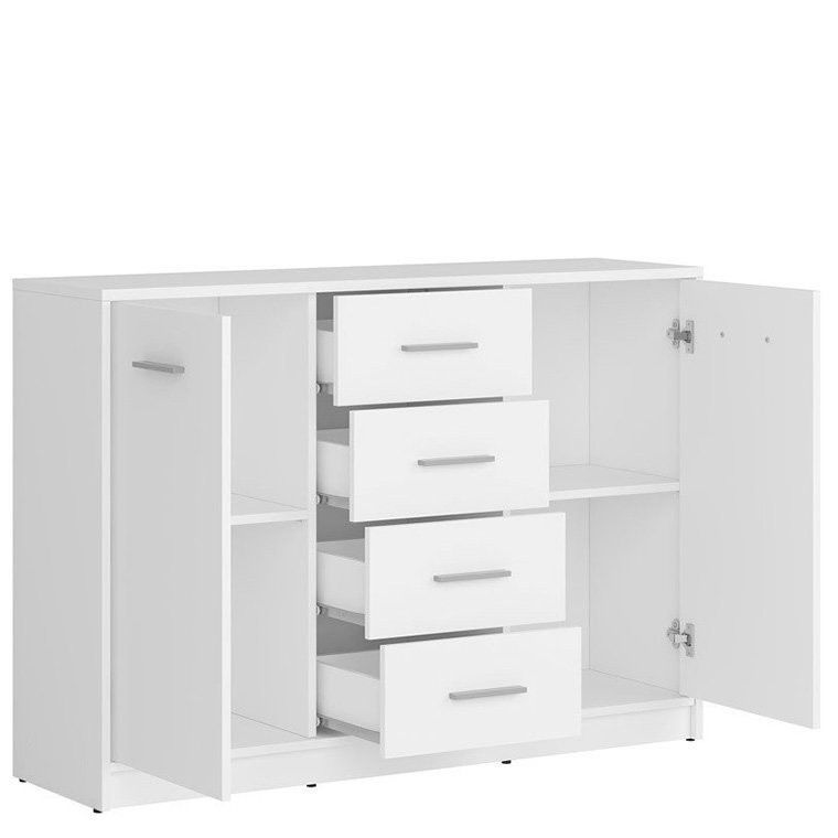 Комод KOM2D4S NEPO PLUS BRW білий S435-KOM2D4S-BI фото меблі