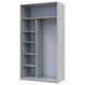 На фото наповнення шафи-купе Сіті Лайт Doros (Дорос) 2 Дзеркала 120х60х225 см сосна натті