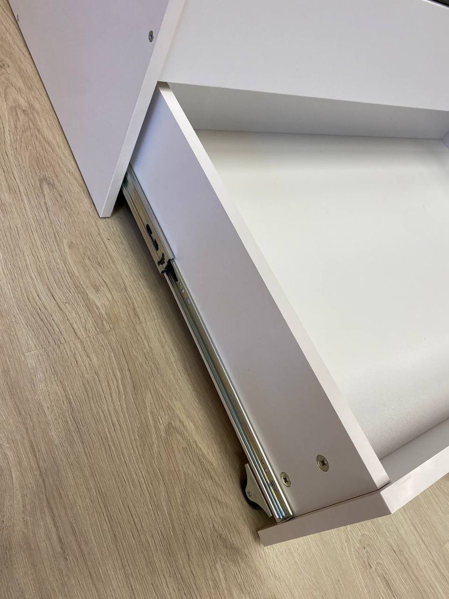 Детская односпальная кровать с ящиками и ламелями LION Л-7 Донна Лайт 18 90x200 см кашемир 17274 фото мебель