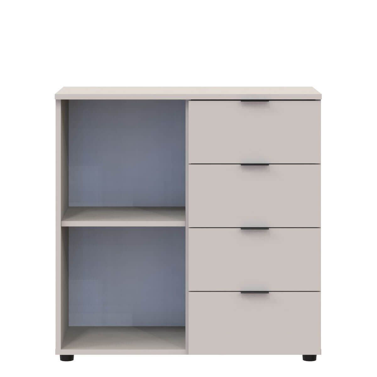 Комод Рон 1 Doros (Дорос) 1 дверка 4 шухляди 80х38х81 см кашемір 41516043 фото меблі