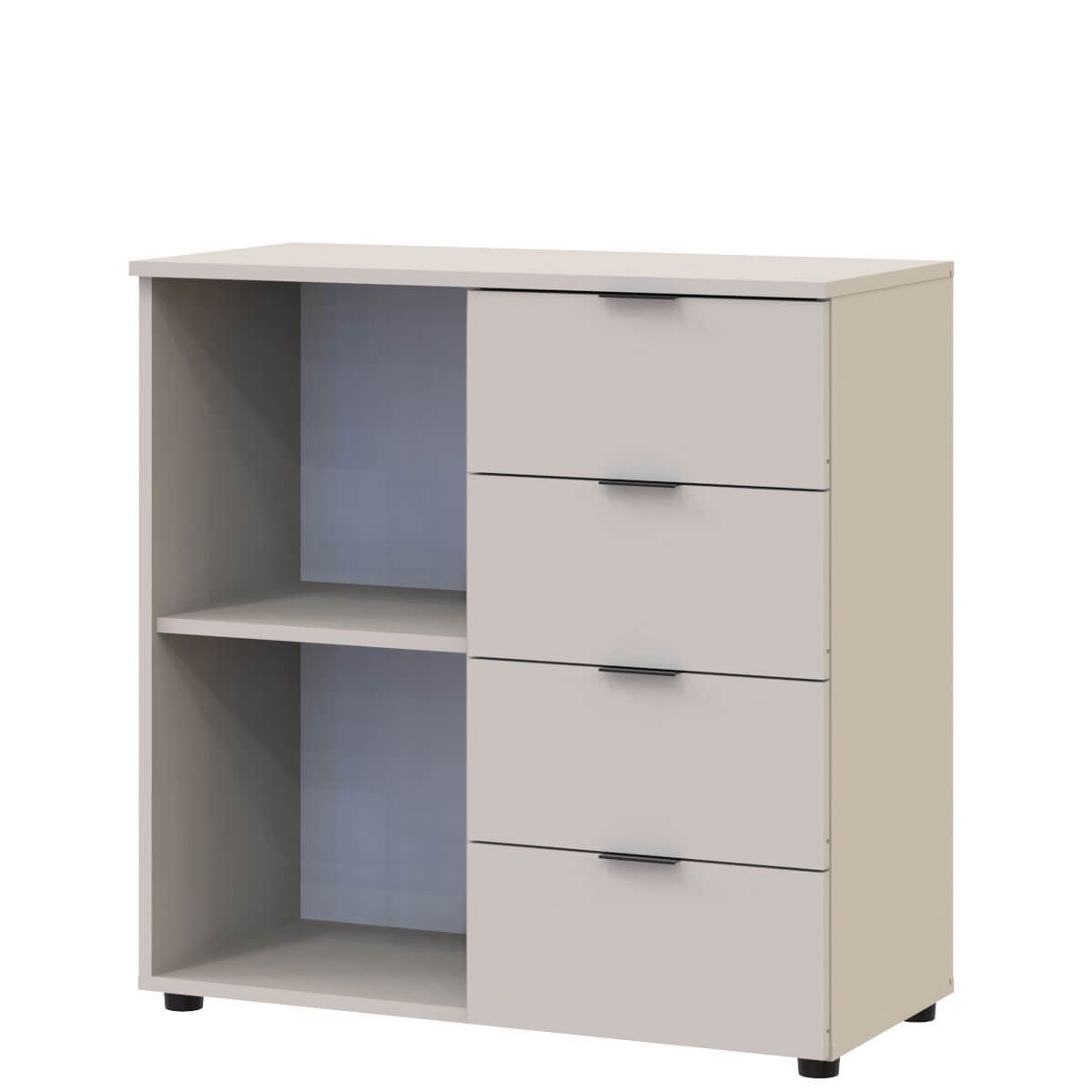 Комод Рон 1 Doros (Дорос) 1 дверка 4 шухляди 80х38х81 см кашемір 41516043 фото меблі
