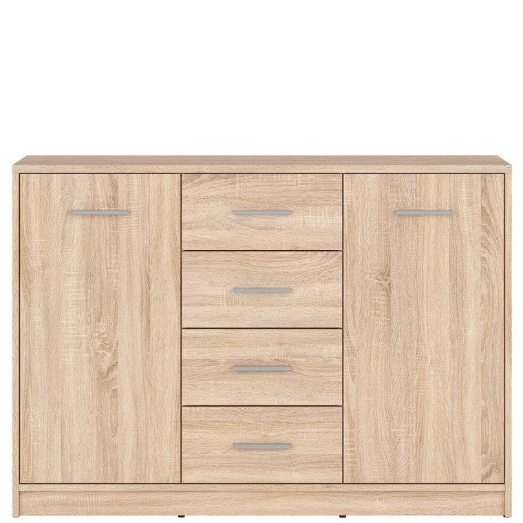 Комод KOM2D4S NEPO PLUS BRW дуб сонома S435-KOM2D4S-DSO фото меблі