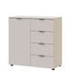 Комод Рон 1 Doros (Дорос) 1 дверка 4 шухляди 80х38х81 см кашемір 41516043 фото меблі