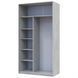 На фото наповнення шафи-купе Сіті Лайт Doros (Дорос) 2 ДСП 120х60х225 см сосна натті