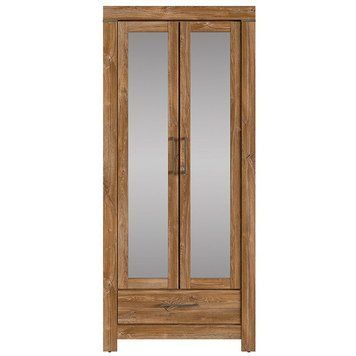 Шафа REG2L1S/20/9 GENT BRW дуб стірлінг M244-REG2L1S/20/9-DAST фото меблі