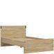 Кровать LOZ/120 (каркас) LARA BRW S463-LOZ/120-JBE фото 1