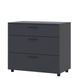 Комод Торн Doros (Дорос) 3Ш 90х51,6х80 см антрацит 41510161 фото мебель