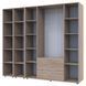 На фото наповнення шафи для одягу Гелар Doros (Дорос) 4 ДСП з 2 етажерками дуб сонома