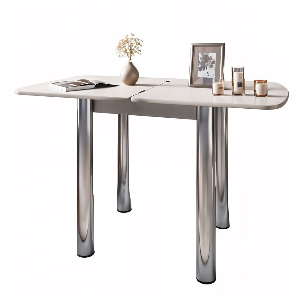 Стол обеденный раскладной LION Нота Мини 60x70/70x120 бетон Style 17619 фото мебель