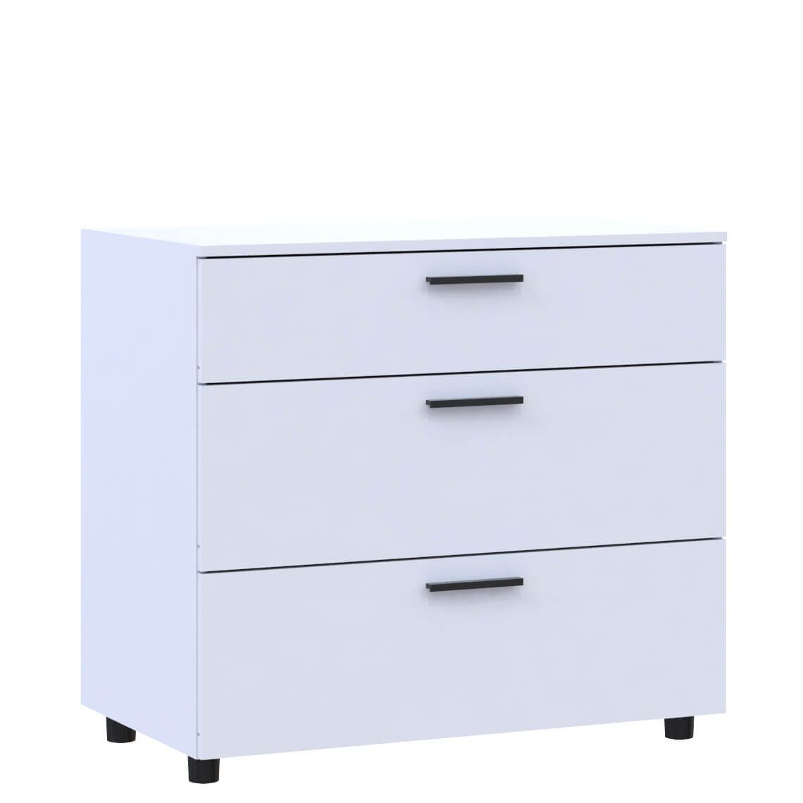 Комод Торн Doros (Дорос) 3Ш 90х51,6х80 см белый 41510157 фото мебель