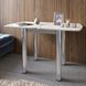Стол обеденный раскладной LION Нота Мини 60x70/70x120 бетон Style 17619 фото мебель