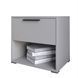 Тумба прикроватная LION Краш с ящиком 45x43x32 см 30870 фото 2