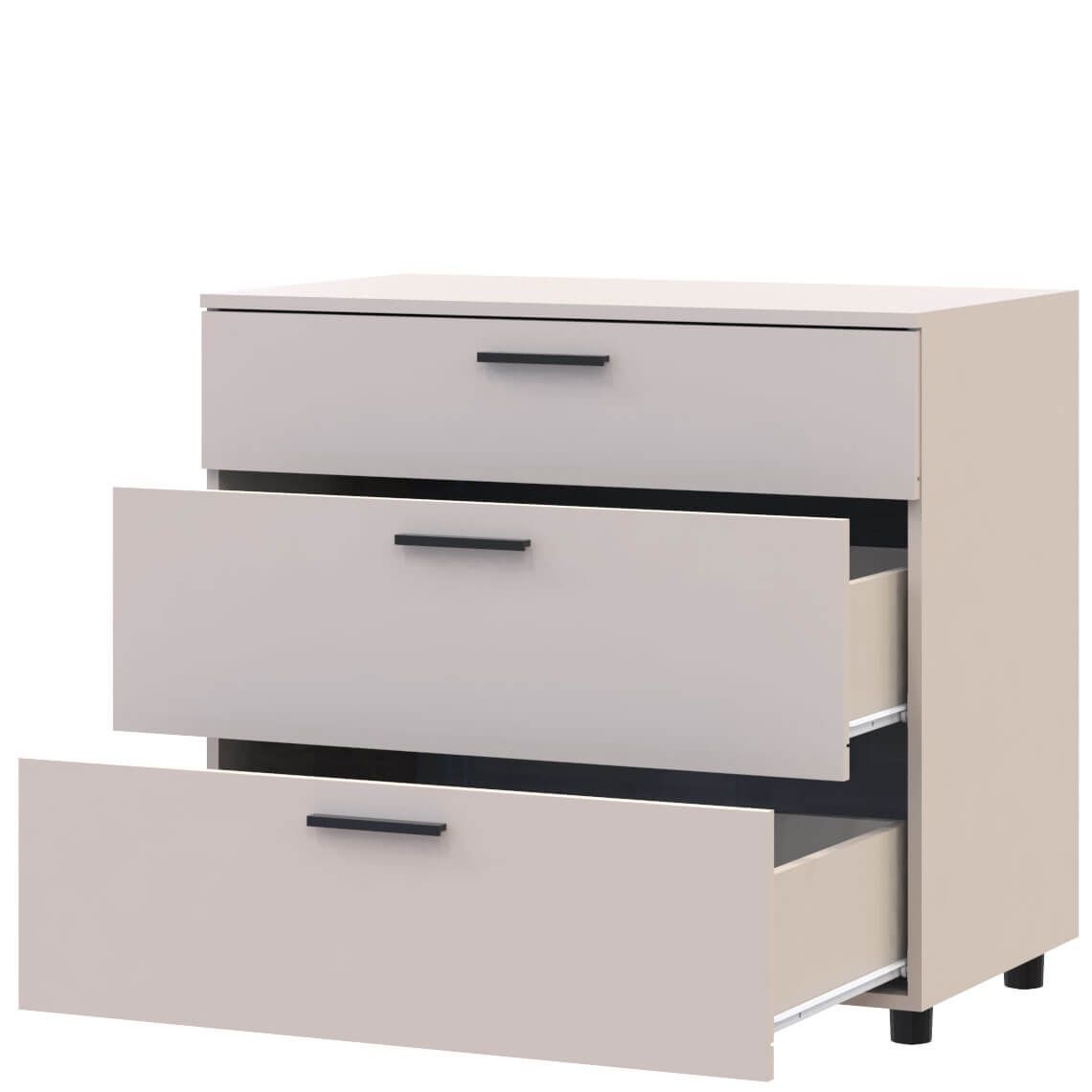 Комод Торн Doros (Дорос) 3Ш 90х51,6х80 см кашемир 41510163 фото мебель