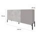 Комод закритий у вітальню на чорних металевих ніжках LION Грей 154x30x76,5 см 30516 фото 5