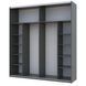Шкаф-купе G-Кайзер Doros (Дорос) 2 ДСП / 3 части 220х60х240 42001012 фото 2