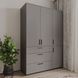 Шафа розпашна Торн Doros (Дорос) 3 ДСП/3Ш (полиці) 135х51,6х200 см 44900494 фото 8