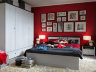 Фото мебели для спальни PORTO BRW лиственница sibiu светлая / сосна larico